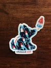 Bomb Pop Whimsical Wolf Sticker 2.5